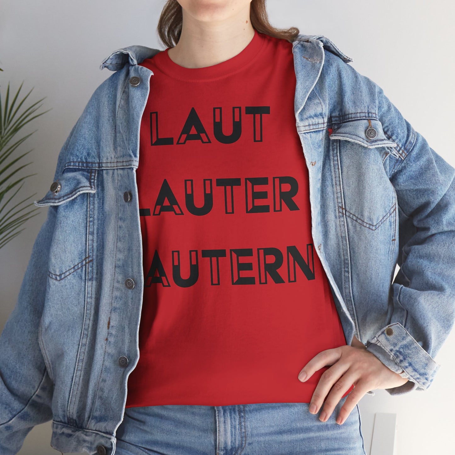 "Laut, Lauter, Lautern" Unisex Heavy Cotton Tee