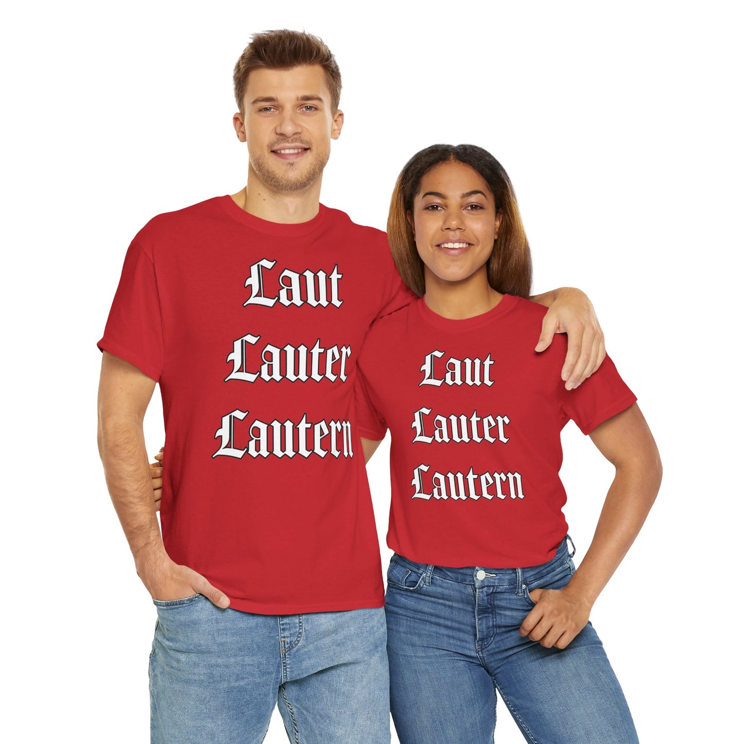 "Laut, Lauter, Lautern" Unisex Heavy Cotton Tee