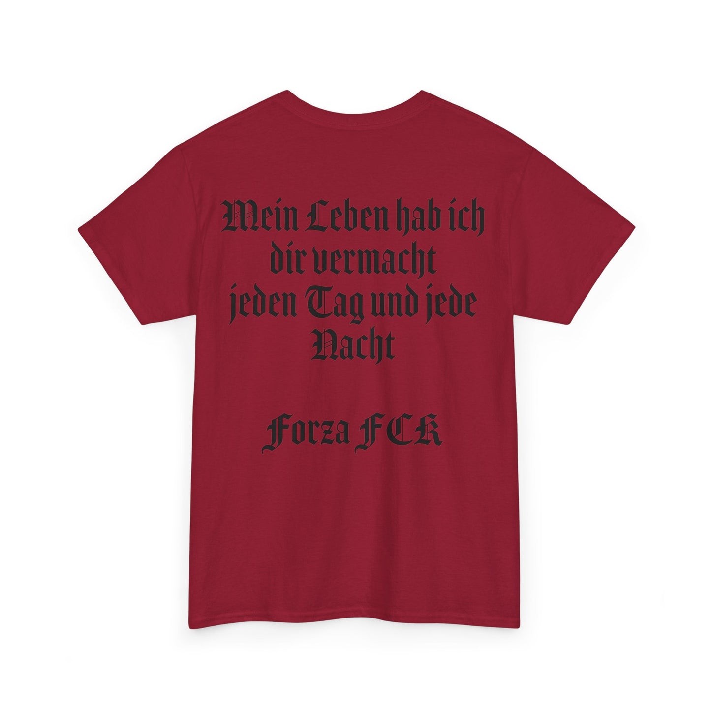 "Mein leben hab ich dir vermacht Doppeldruck" Unisex Heavy Cotton Tee