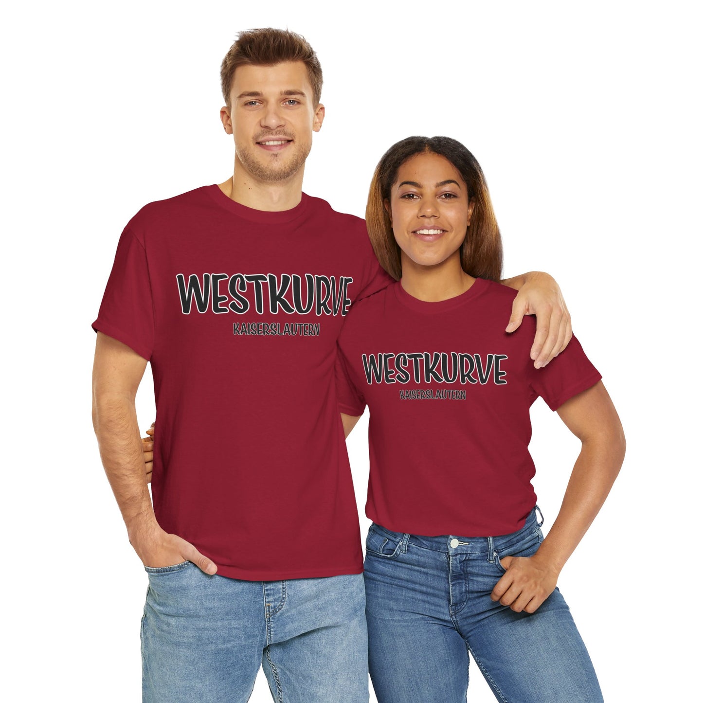 "Westkurve Kaiserslautern" Unisex Heavy Cotton Tee