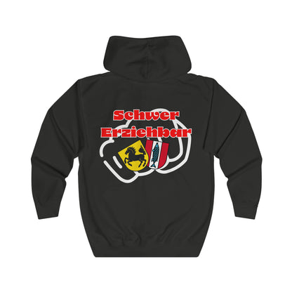 "Schwer Erziehbar" Unisex Full Zip Hoodie