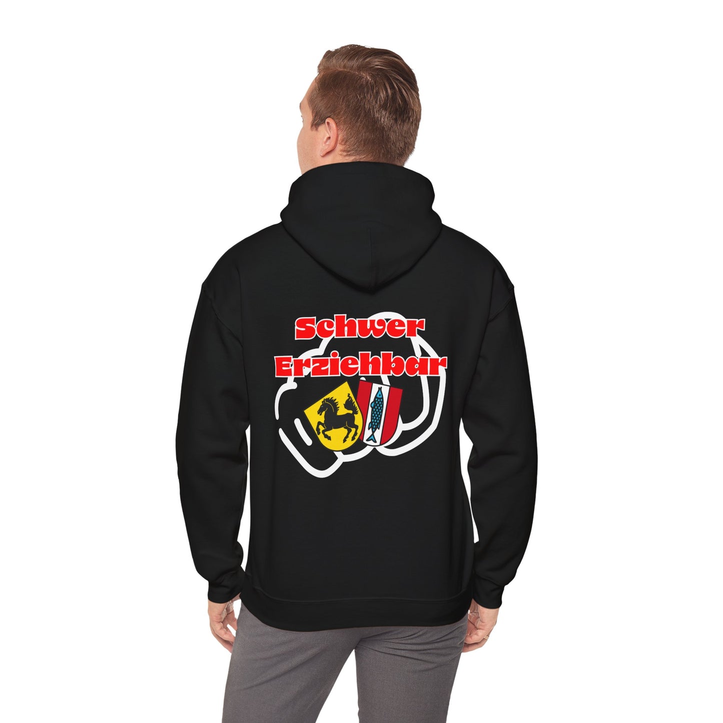 "Schwer Erziehbar" Unisex Heavy Blend™ Hooded Sweatshirt