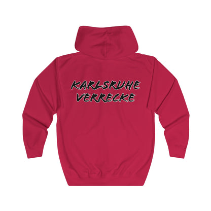 "Karlsruhe Verrecke" Unisex Full Zip Hoodie