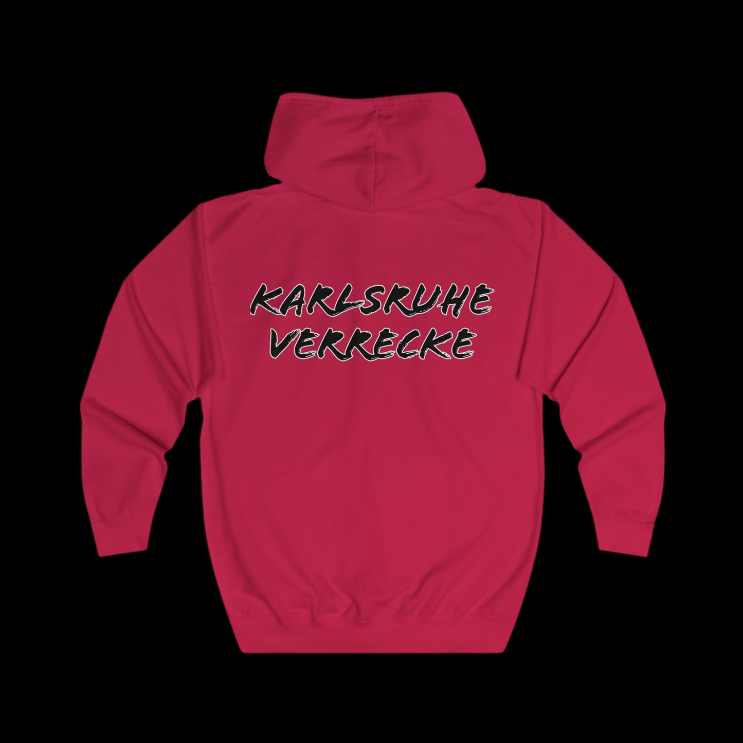 "Karlsruhe Verrecke" Unisex Full Zip Hoodie